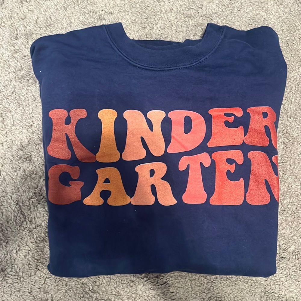 Kindergarten teacher crewneck